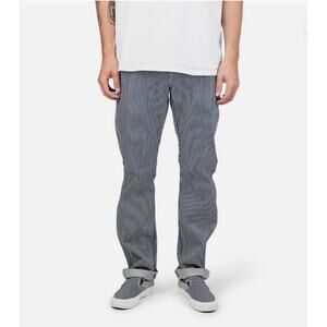 Vans Vault X Mount Vernon Mills Hickory Stripe Workwear Carpenter Pants 32x28
